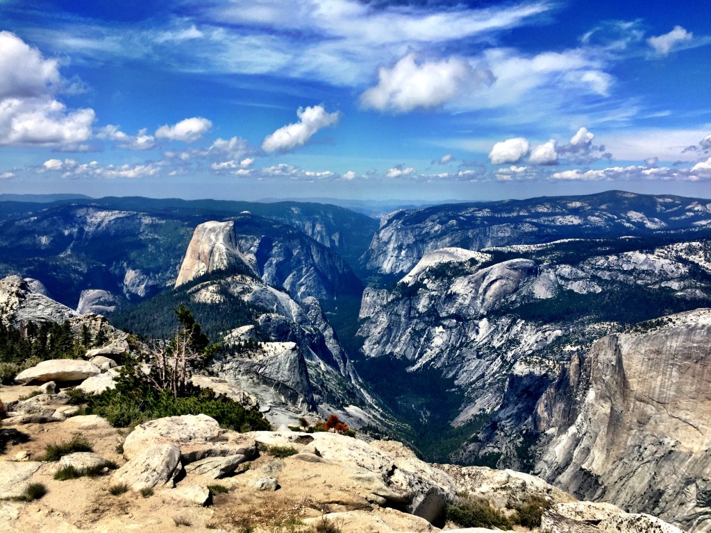 View of Half Dome from Clouds Rest