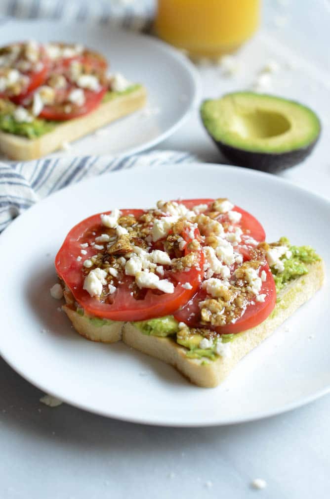 The FAT: Smashed avocado and feta on toast recipe