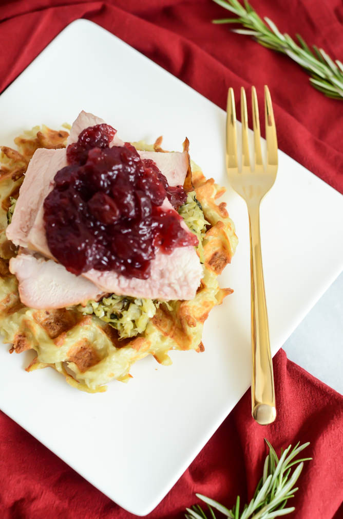 The Ultimate Turkey Day Leftover Waffles | CaliGirl Cooking