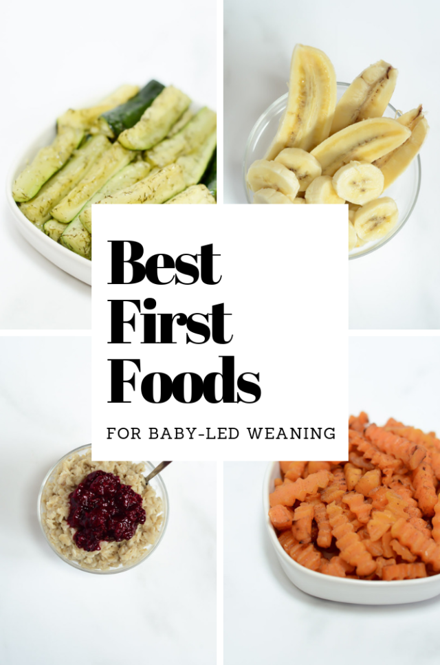 Best First Foods for Baby (purees & BLW)